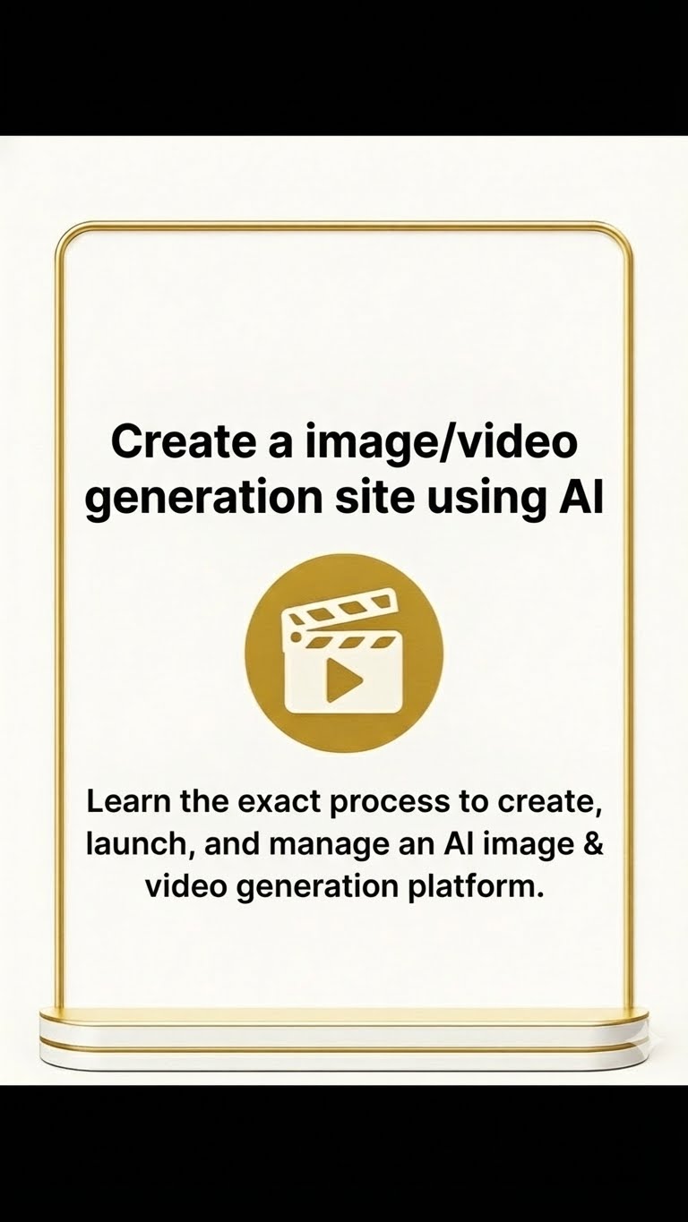 Image/vid generation site using